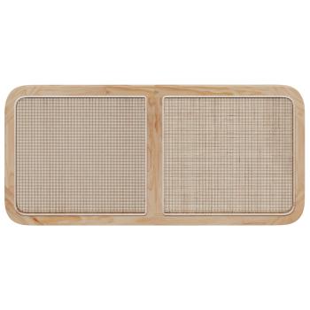 Kopfteil mit Kopfteil Natur 120 x 55 x 3 cm Rattan
