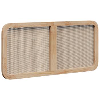 Kopfteil mit Kopfteil Natur 120 x 55 x 3 cm Rattan