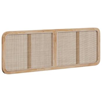 Kopfteil mit Kopfteil Natur 160 x 55 x 3 cm Rattan
