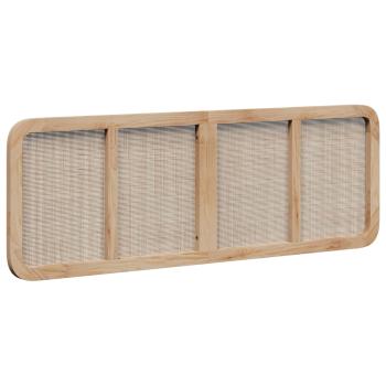Kopfteil mit Kopfteil Natur 160 x 55 x 3 cm Rattan