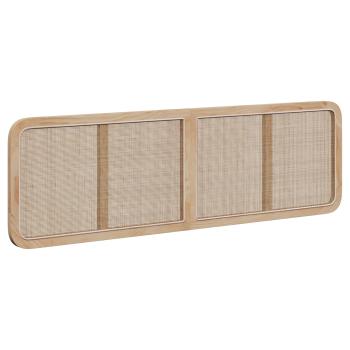 Kopfteil mit Kopfteil Natur 180 x 55 x 3 cm Rattan
