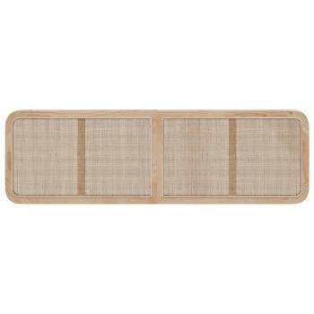 Kopfteil mit Kopfteil Natur 180 x 55 x 3 cm Rattan