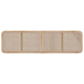 Kopfteil mit Kopfteil Natur 200 x 55 x 3 cm Rattan