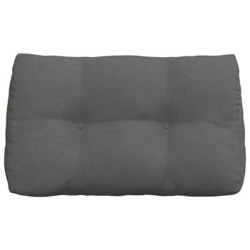 Rücken Kissen Dunkelgrau 80 x 24 x 50 cm Stoff