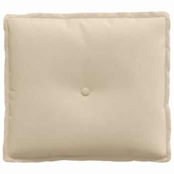 Rückenkissen Creme 50 x 45 cm Mikrofaserstoff