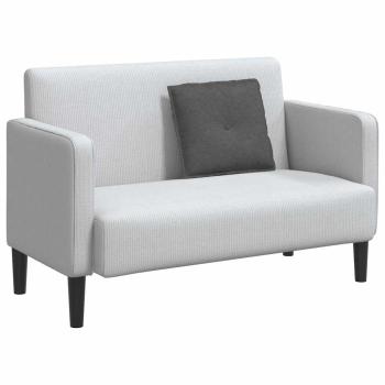 Rückenkissen Dunkelgrau 50 x 45 cm Cordstoff