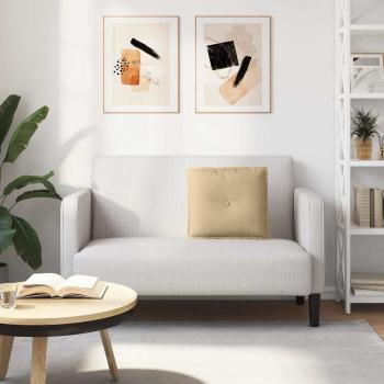 ARDEBO.de - Rückenkissen Grau-Grün 50 x 45 cm Cordstoff