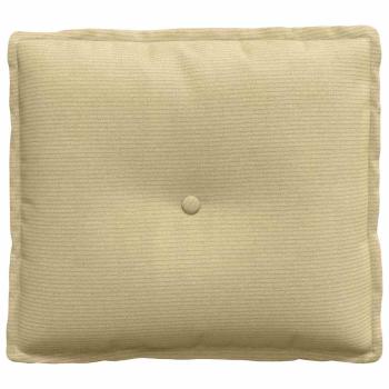 Rückenkissen Grau-Grün 50 x 45 cm Cordstoff