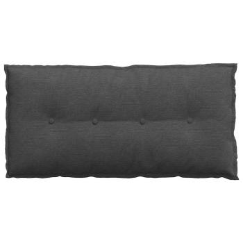 Rückenkissen Dunkelgrau 100 x 50 cm Cordstoff