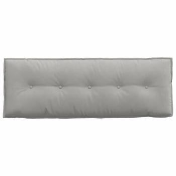 Rückenkissen Hellgrau 140 x 50 cm Mikrofaserstoff