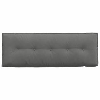 Rückenkissen Dunkelgrau 140 x 50 cm Mikrofaserstoff
