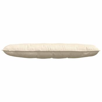 Rückenkissen Creme 140 x 50 cm Cordstoff
