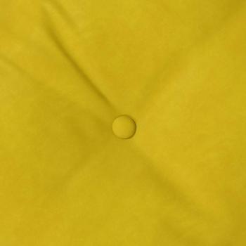 Rückenkissen Gelb 160 x 50 cm Cordstoff