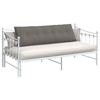 ARDEBO.de - Rückenkissen Hellgrau 160 x 50 cm Cordstoff