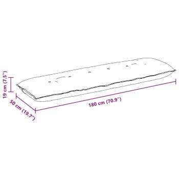 Rückenkissen Gelb 180 x 50 cm Cordstoff