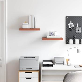 Wandregale 2 pcs Rot 40 x 23,5 x 4 cm Holzwerkstoff