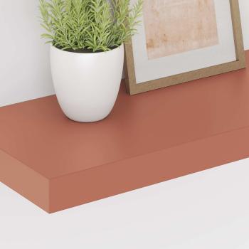 Wandregal Wandmontiert Rot 50 x 23,5 x 4 cm Holzwerkstoff