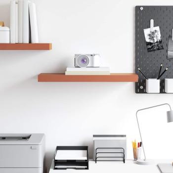 Wandregal Wandmontiert Rot 60 x 23,5 x 4 cm Holzwerkstoff