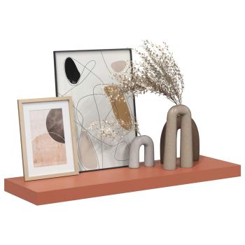 Wandregal Wandmontiert Rot 80 x 23,5 x 4 cm Holzwerkstoff