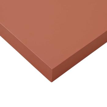 Wandregale 2 pcs Rot 80 x 23,5 x 4 cm Holzwerkstoff