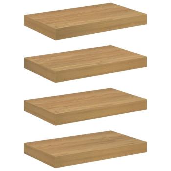 Wandregale 4 pcs Braun 40 x 23,5 x 4 cm Holzwerkstoff