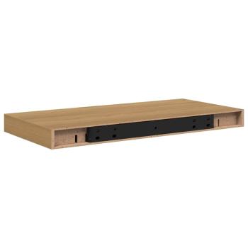 Wandregale 2 pcs Braun 50 x 23,5 x 4 cm Holzwerkstoff