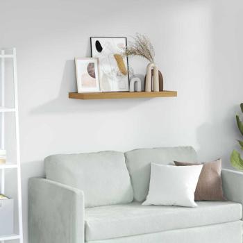 ARDEBO.de - Wandregal Wandmontiert Braun 80 x 23,5 x 4 cm Holzwerkstoff