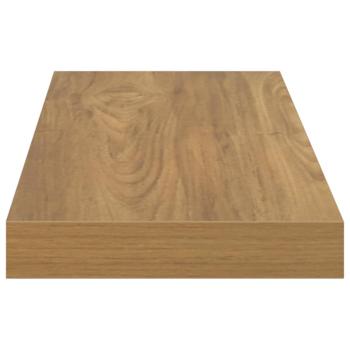 Wandregale 2 pcs Braun 80 x 23,5 x 4 cm Holzwerkstoff