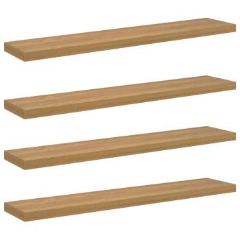 Wandregale 4 pcs Braun 120 x 23,5 x 4 cm Holzwerkstoff