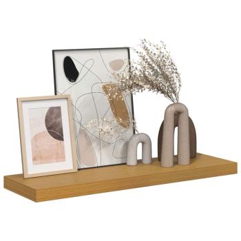 ARDEBO.de - Wandregal Wandmontiert Beige 80 x 23,5 x 4 cm Holzwerkstoff