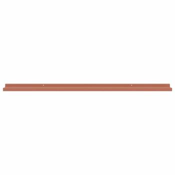 Wandregale mit Regal 2 pcs Rot 115 x 9 x 3 cm Holzwerkstoff