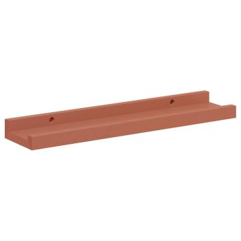 Wandregale mit Regal 4 pcs Rot 40 x 9 x 3 cm Holzwerkstoff
