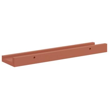 Wandregale mit Regal 4 pcs Rot 40 x 9 x 3 cm Holzwerkstoff
