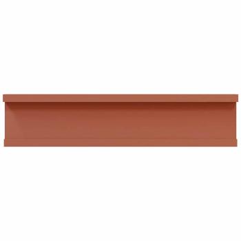 Wandregale mit Regal 4 pcs Rot 40 x 9 x 3 cm Holzwerkstoff