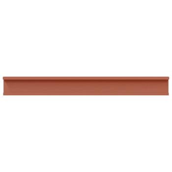 Wandregale mit Regal 4 pcs Rot 80 x 9 x 3 cm Holzwerkstoff