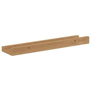 Wandregale mit Regal 2 pcs Braun 40 x 9 x 3 cm Holzwerkstoff
