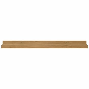 Wandregale mit Regal 4 pcs Braun 60 x 9 x 3 cm Holzwerkstoff