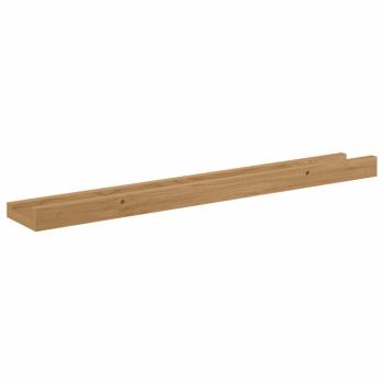 Wandregale mit Regal 4 pcs Braun 60 x 9 x 3 cm Holzwerkstoff