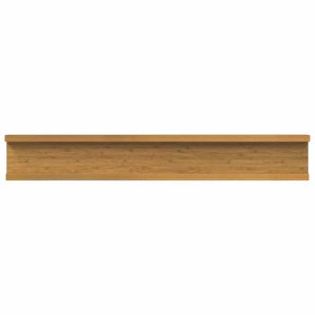 Wandregale mit Regal 2 pcs Beige 60 x 9 x 3 cm Holzwerkstoff