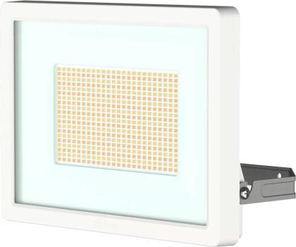 Theben theLeda B100 dual WH LED-Strahler, 100W, 125lm/W, 3000/4000K umschaltbar, DarkSky-Funktion, klare Linse, Neigung 35° oben/90° unten, IK07, IP65, weiß (1020678)