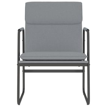 Loungesessel Hellgrau 55x64x80 cm Stoff