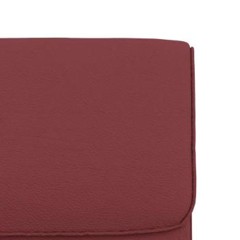 Loungesessel Weinrot 55x64x80 cm Kunstleder