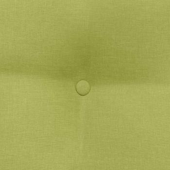 Rücken Kissen Hellgrün 60 x 24 x 50 cm Stoff