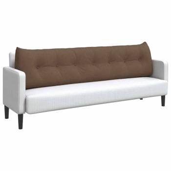 Rücken Kissen Braun 200 x 24 x 50 cm Stoff