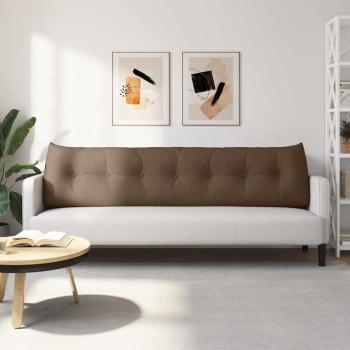 Rücken Kissen Braun 200 x 24 x 50 cm Stoff