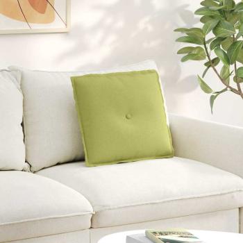 ARDEBO.de - Rückenkissen Hellgrün 50 x 19 x 45 cm Stoff