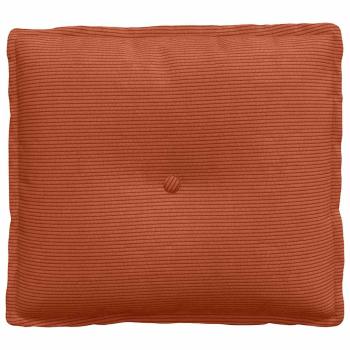 Rückenkissen Rot-Orange 50 x 45 cm Cordstoff