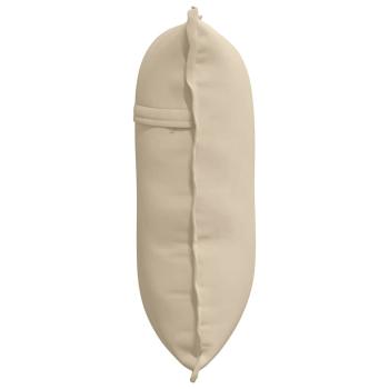 Rückenkissen Creme 60 x 50 cm Mikrofaserstoff