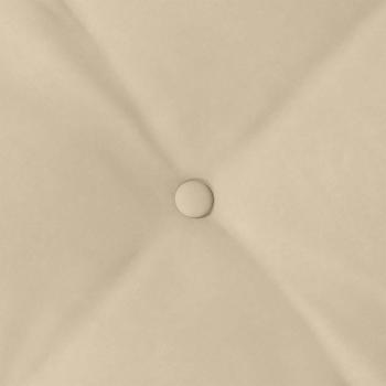 Rückenkissen Creme 60 x 50 cm Mikrofaserstoff