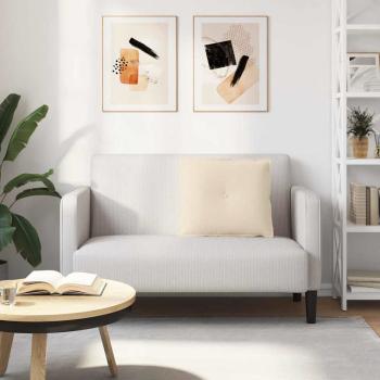 Rückenkissen Beige 60 x 50 cm Mikrofaserstoff